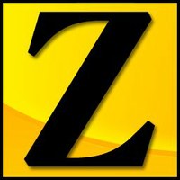 The logo of the Zoomtext software. It is a black capital letter Z on a yellow background.